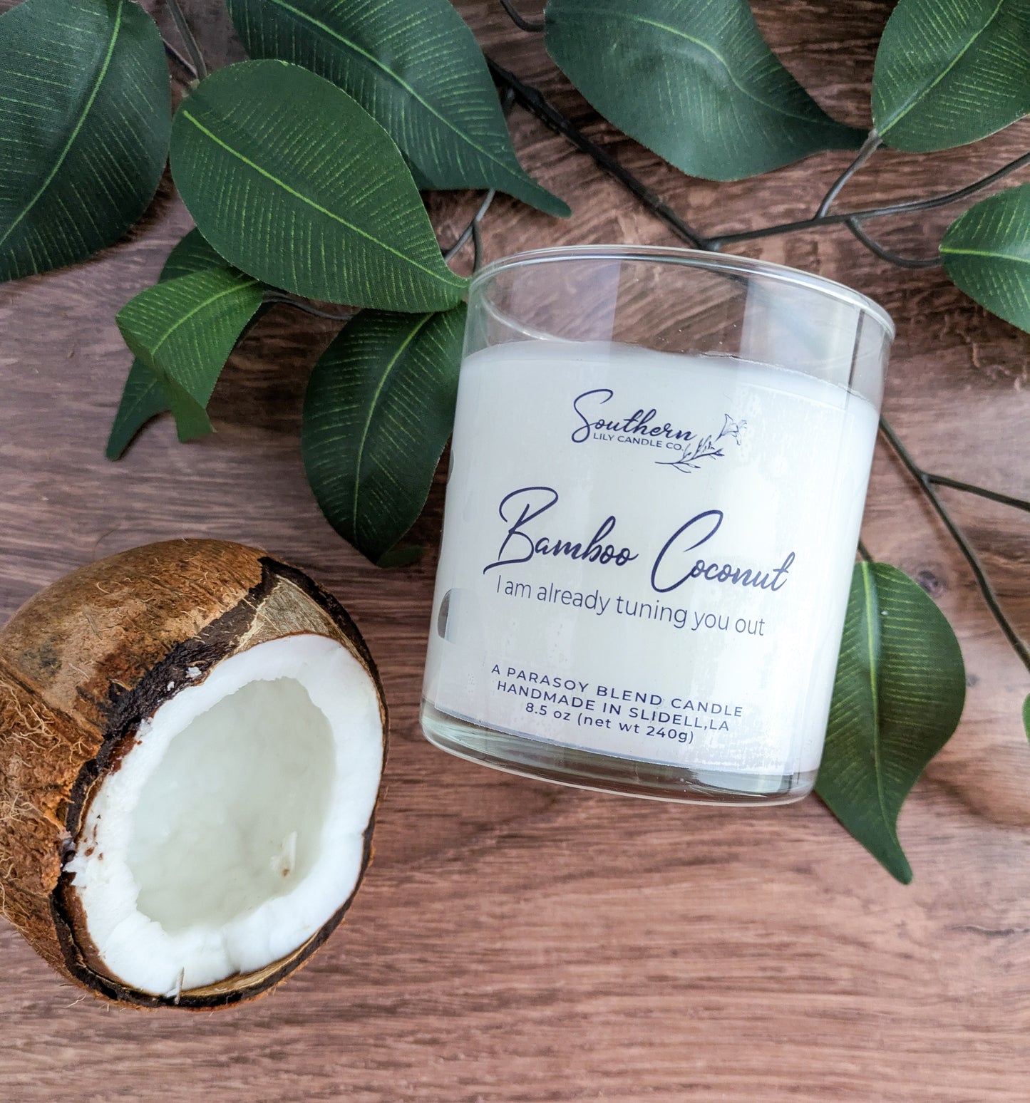 Bamboo Coconut Candle – Smells Like You Have Your Life Together
