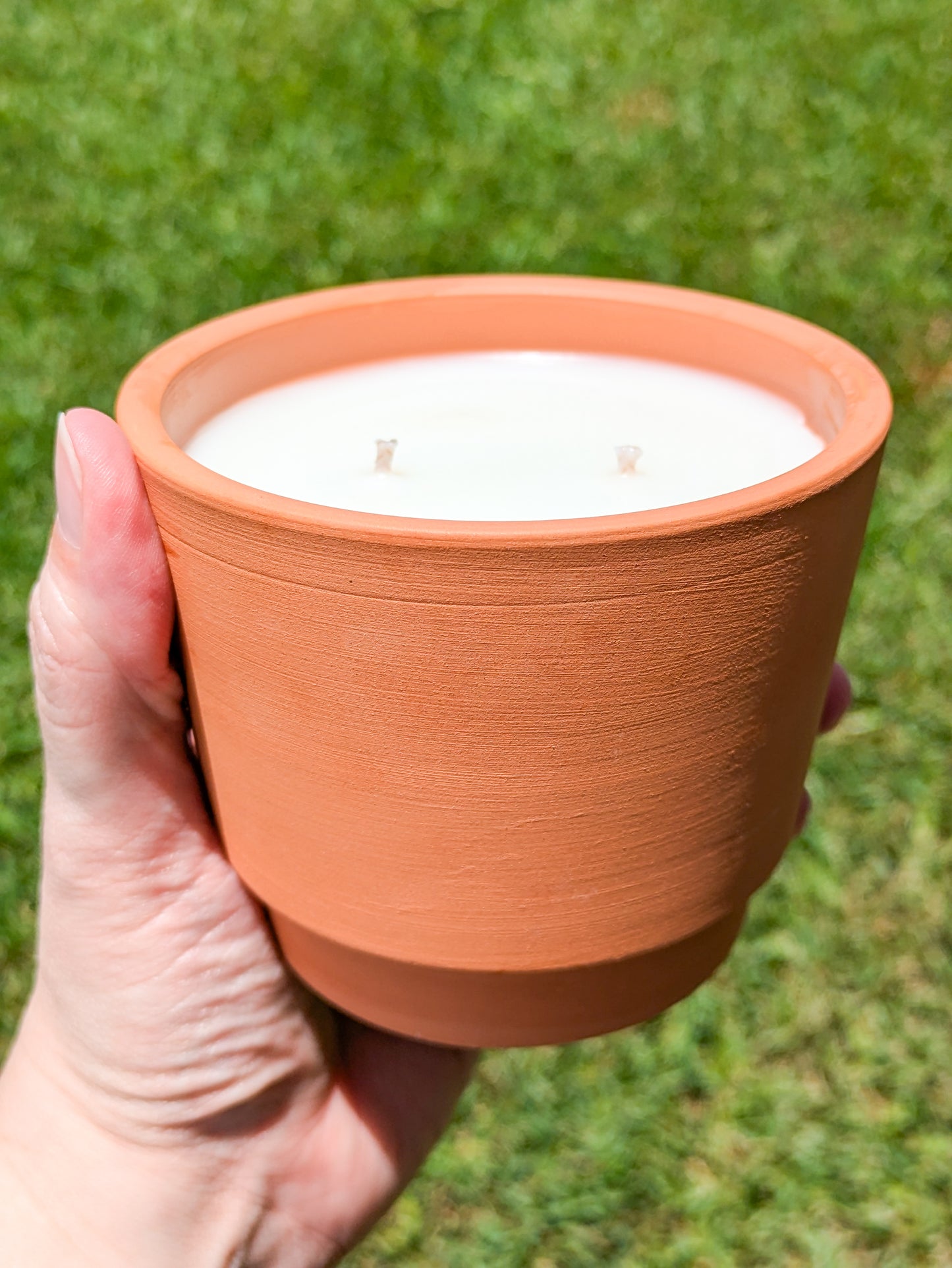 Patio Oasis-Terracotta candle