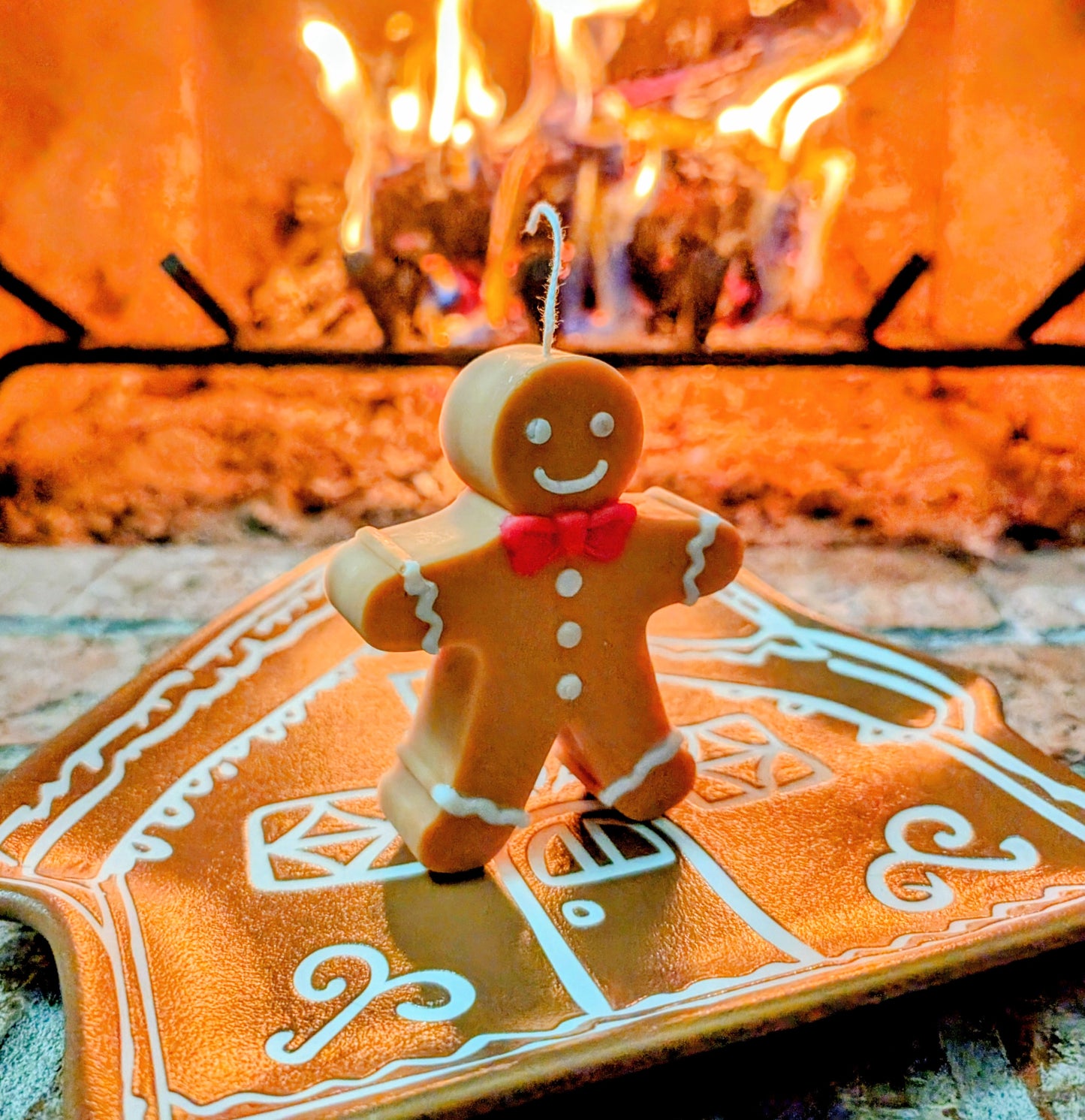 Gingerbread Pillar Candle - unscented